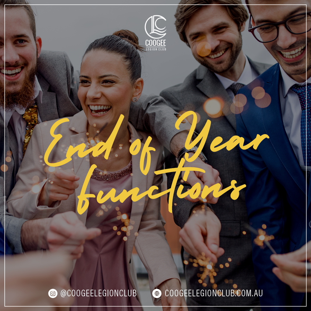 Celebrate End of Year Functions at Coogee Legion