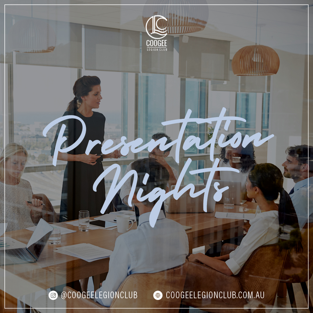 Have your presentation nights at Coogee Legion