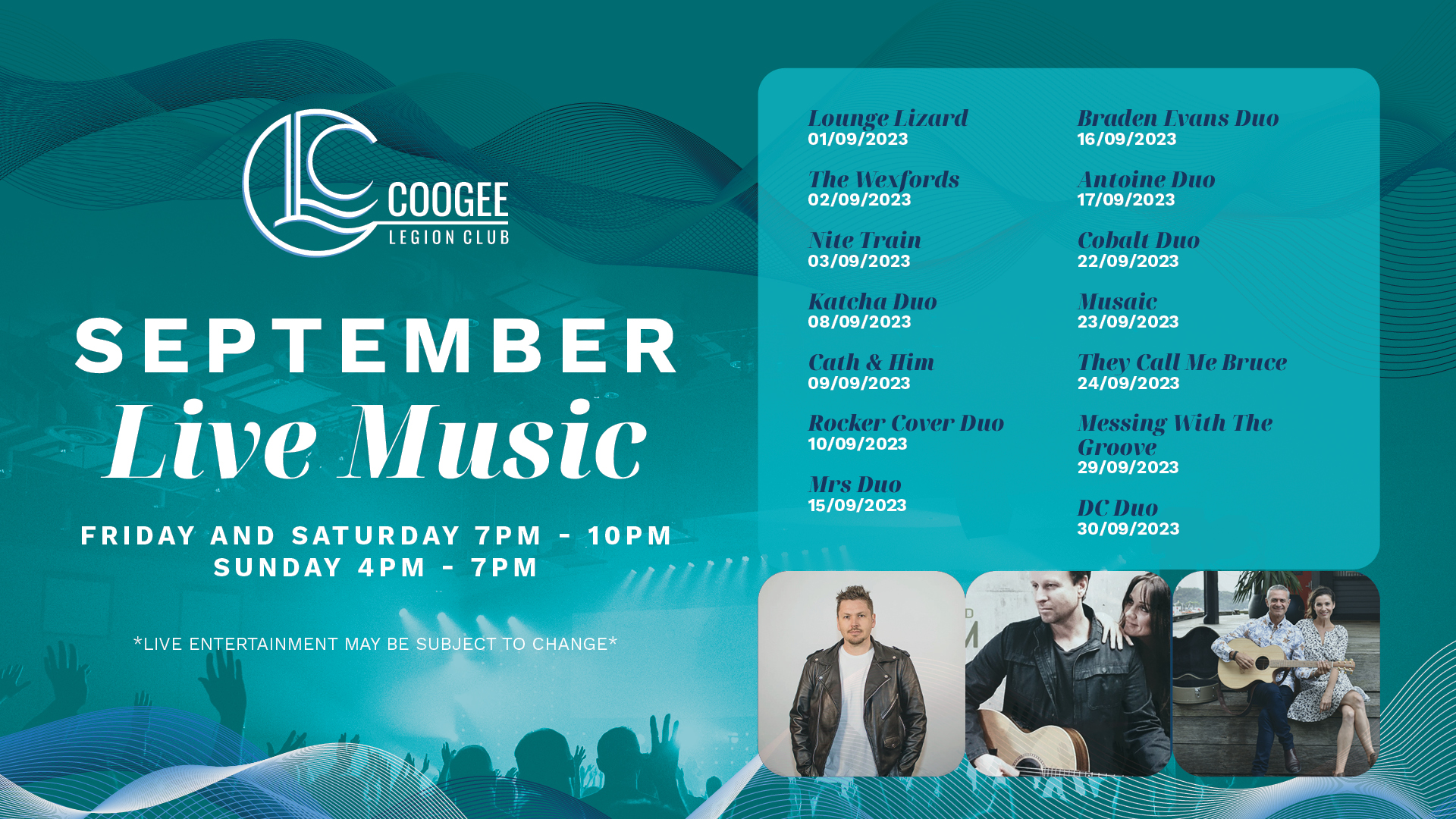 Live Music Coogee Legion Club